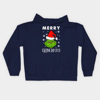 Merry Grinchmas Kids Hoodie Official The Grinch Merch