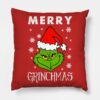 Merry Grinchmas Throw Pillow Official The Grinch Merch