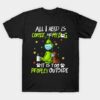 Grinch All I Need Is Coffee And My Dog T-Shirt Official The Grinch Merch