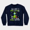 Grinch All I Need Is Coffee And My Dog Crewneck Sweatshirt Official The Grinch Merch