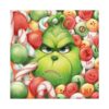 New Year Grinch Throw Pillow Official The Grinch Merch