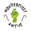 Awfully Wonderful Throw Pillow Official The Grinch Merch