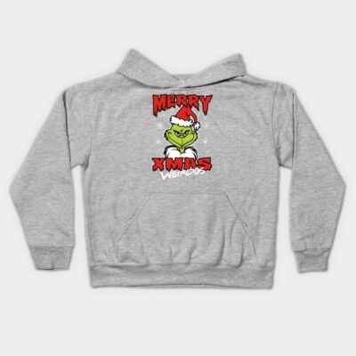 Merry Xmas Weirdos Kids Hoodie Official The Grinch Merch