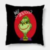 The Grincher Throw Pillow Official The Grinch Merch