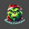 Resting Grinch Face Tapestry Official The Grinch Merch