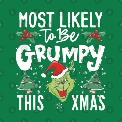 Grinch Grumpy Grinch Xmas Christmas Holidays Tapestry Official The Grinch Merch