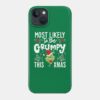 Grinch Grumpy Grinch Xmas Christmas Holidays Phone Case Official The Grinch Merch