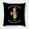 Grinchy On The Inside Bougie On The Outside Funny  Throw Pillow Official The Grinch Merch