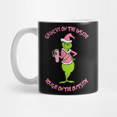 Grinchy On The Inside Bougie On The Outside Funny  Mug Official The Grinch Merch