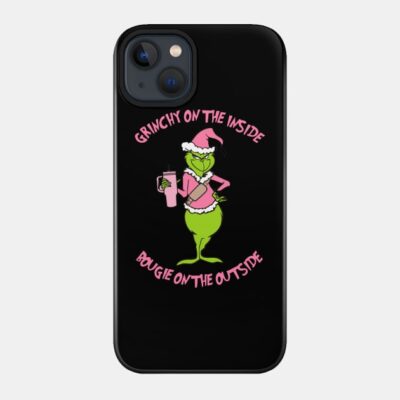 Grinchy On The Inside Bougie On The Outside Funny  Phone Case Official The Grinch Merch