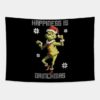 Grinch Happiness Is Grinchmas Tapestry Official The Grinch Merch