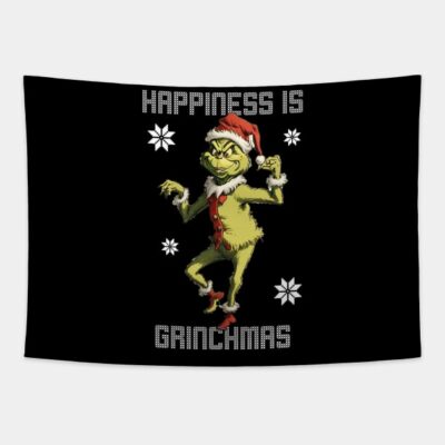 Grinch Happiness Is Grinchmas Tapestry Official The Grinch Merch