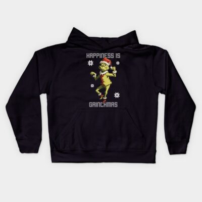 Grinch Happiness Is Grinchmas Kids Hoodie Official The Grinch Merch