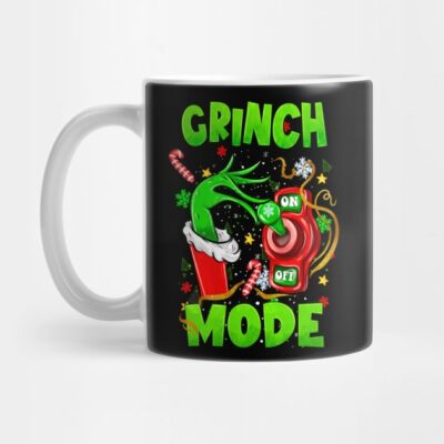 Grinch Mode On Grinchmas Funny Christmas Matching Mug Official The Grinch Merch