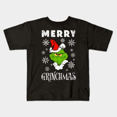 Merry Grinchmas Kids T-Shirt Official The Grinch Merch