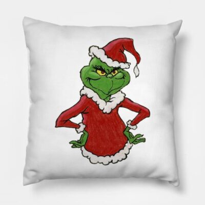 The Grinch Throw Pillow Official The Grinch Merch