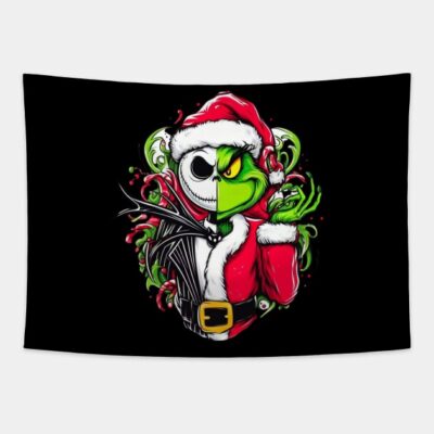 Grinch Jack Skeleton Nightmare Before Christmas Tapestry Official The Grinch Merch