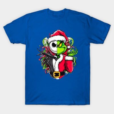 Grinch Jack Skeleton Nightmare Before Christmas T-Shirt Official The Grinch Merch