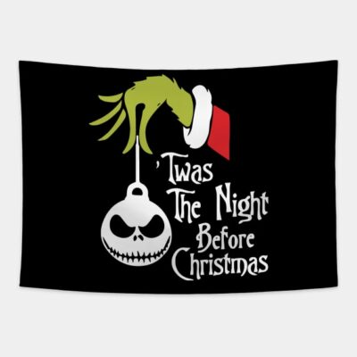 Twas The Night Before Christmas Grinch Tapestry Official The Grinch Merch