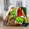 Cartoon Christmas Thief G Grinch Christmas Decoration Home Sofa Bed Sheet Blanket Convenient Sleep Blanket Children 21 - The Grinch Store