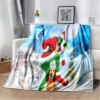 Cartoon Christmas Thief G Grinch Christmas Decoration Home Sofa Bed Sheet Blanket Convenient Sleep Blanket Children 22 - The Grinch Store