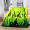 Cartoon Christmas Thief G Grinch Christmas Decoration Home Sofa Bed Sheet Blanket Convenient Sleep Blanket Children 24 - The Grinch Store