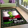 Cartoon G Grinchs Rug And Carpets 3D Printing Cartoon Decorate Mat Applicable To The Living Room 14 - The Grinch Store