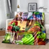 Christmas G GrinchS cartoon print blanket Warm blanket soft and comfortable home travel bed blanket picnic 1 - The Grinch Store