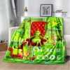 Christmas G GrinchS cartoon print blanket Warm blanket soft and comfortable home travel bed blanket picnic 20 - The Grinch Store