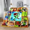 Christmas G GrinchS cartoon print blanket Warm blanket soft and comfortable home travel bed blanket picnic 23 - The Grinch Store