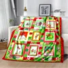 Christmas G GrinchS cartoon print blanket Warm blanket soft and comfortable home travel bed blanket picnic 27 - The Grinch Store