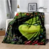 Christmas G GrinchS cartoon print blanket Warm blanket soft and comfortable home travel bed blanket picnic 29 - The Grinch Store