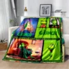 Christmas G GrinchS cartoon print blanket Warm blanket soft and comfortable home travel bed blanket picnic 3 - The Grinch Store