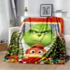 Christmas G GrinchS cartoon print blanket Warm blanket soft and comfortable home travel bed blanket picnic 8 - The Grinch Store