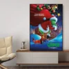 Film The G Grinch C Christmas DIY Sticky Poster Fancy Wall Sticker for Living Room Bar 3 - The Grinch Store