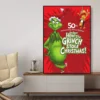 Film The G Grinch C Christmas DIY Sticky Poster Fancy Wall Sticker for Living Room Bar 5 - The Grinch Store