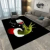 Grinch 3D Logo Printed Carpet Anti Slip Living Room Carpet Area Carpet Bedroom Decoration Outdoor Carpet 2 - The Grinch Store