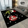 Grinch 3D Logo Printed Carpet Anti Slip Living Room Carpet Area Carpet Bedroom Decoration Outdoor Carpet 4 - The Grinch Store