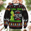 Grinch I Will Drink Fireball Everywhere Ugly Christmas Sweater - The Grinch Store