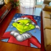 Navidad G Grinch Carpet Living Room Rugs Merry Christmas Tree Decorations for Home Xmas Ornaments Pendant 8 - The Grinch Store