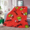 The G Grinchs Flannel Sheets for Winter Gift Cushion Blanket Fluffy Double Bedspread Bed Blankets Knee 1 - The Grinch Store