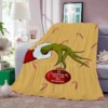 The G Grinchs Flannel Sheets for Winter Gift Cushion Blanket Fluffy Double Bedspread Bed Blankets Knee 12 - The Grinch Store