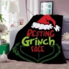 The G Grinchs Flannel Sheets for Winter Gift Cushion Blanket Fluffy Double Bedspread Bed Blankets Knee 2 - The Grinch Store