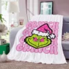 The G Grinchs Flannel Sheets for Winter Gift Cushion Blanket Fluffy Double Bedspread Bed Blankets Knee 3 - The Grinch Store