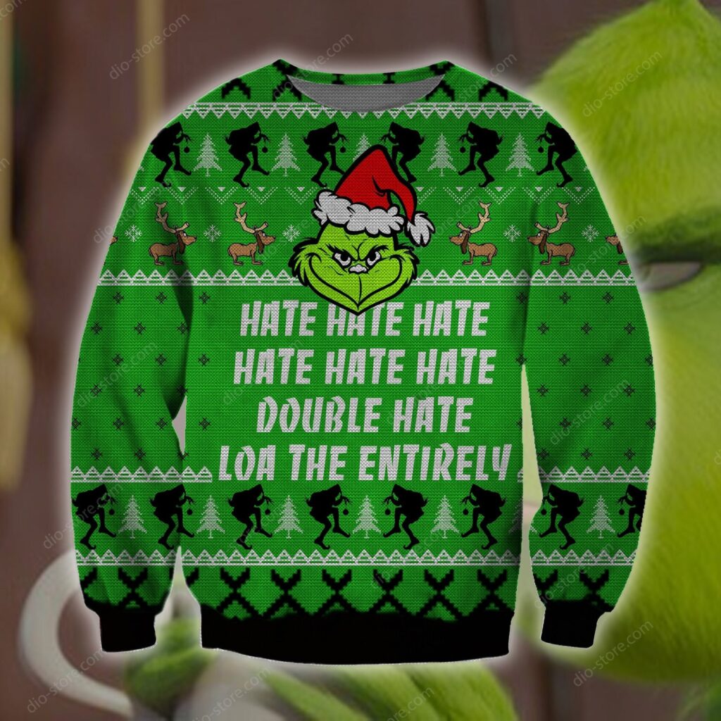 santa grinch hate hate hate loa 1637201257 - The Grinch Store