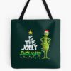 Is This Jolly Enough Grinch The Grinch Dr.Seuss Grinch Grinch Quarantine Tote Bag Official The Grinch Merch