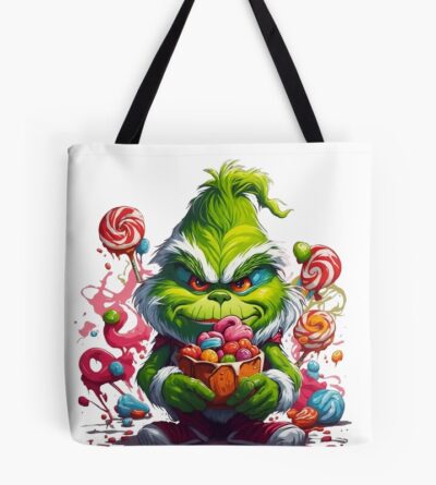 Prankster'S Paradise With Grinchy And Peculiar Pranks Tote Bag Official The Grinch Merch