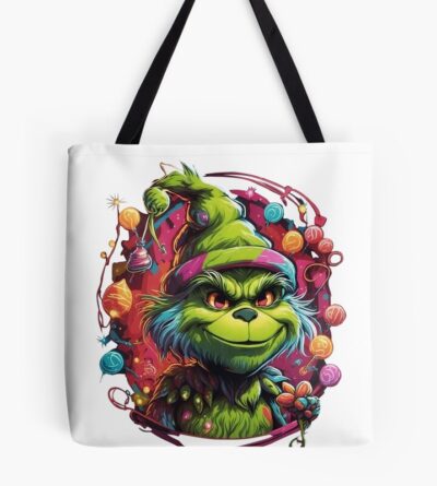 Mr. Grinchy Zany Zest And Zealous Zestfulness Tote Bag Official The Grinch Merch