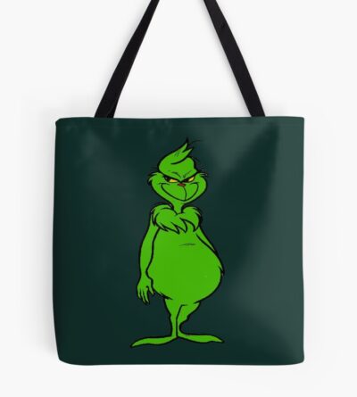 Christmas Holly Garland Tote Bag Official The Grinch Merch