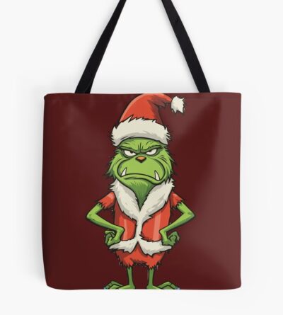 A Funny Christmas Grinch Tote Bag Official The Grinch Merch